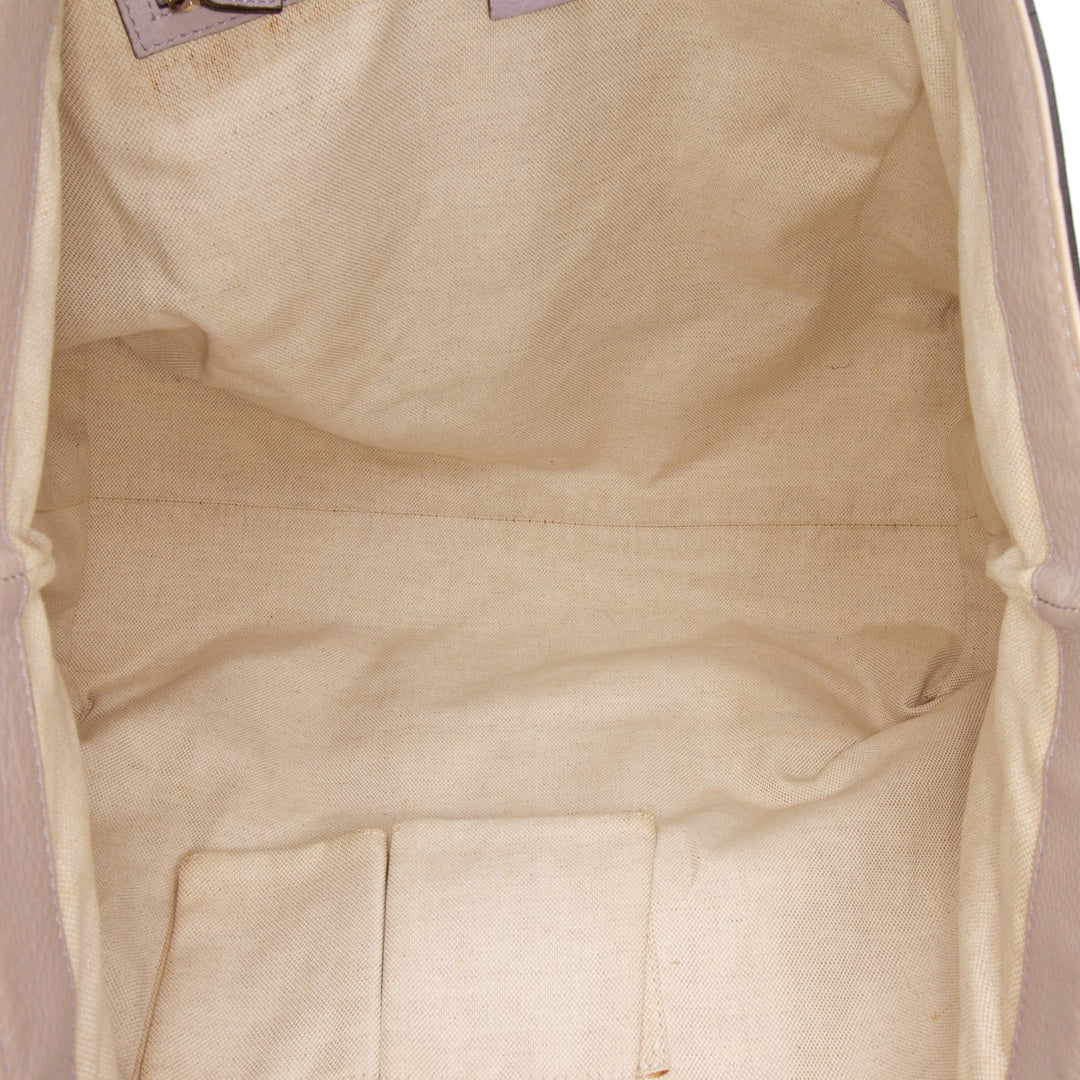 Gucci Large Pebbled Cuir de veau Sunset Cabas