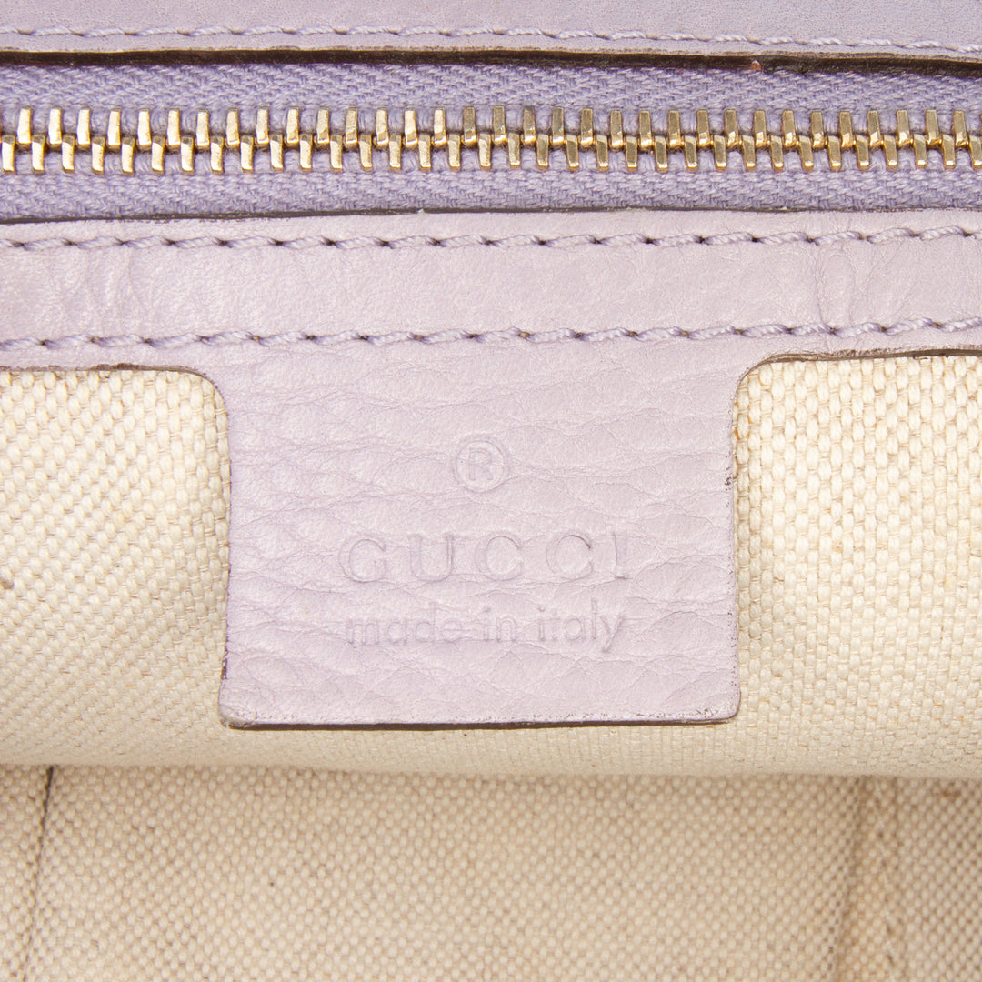 Gucci Large Pebbled Cuir de veau Sunset Cabas