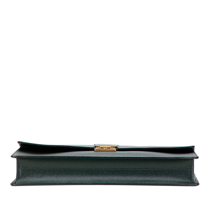 Taiga Serviette Kourad Briefcase Green - Gaby Paris