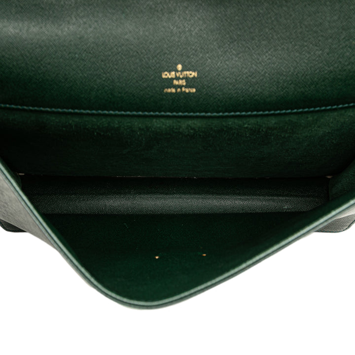 Taiga Serviette Kourad Briefcase Green - Gaby Paris