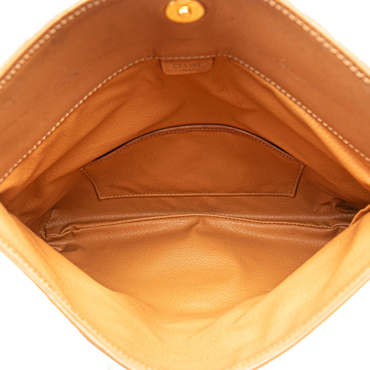 Macadam Coated Canvas Clutch Brown - Gaby Paris