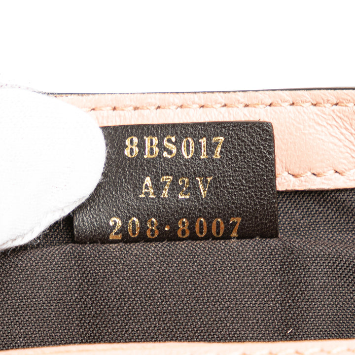 Mini Embossed Zucca Baguette Satchel Pink - Gaby Paris
