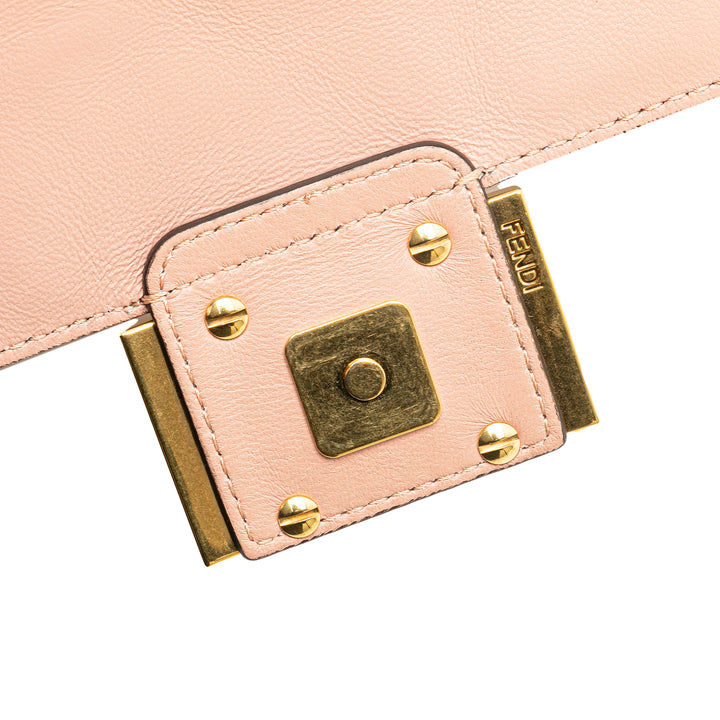 Mini Embossed Zucca Baguette Satchel Pink - Gaby Paris