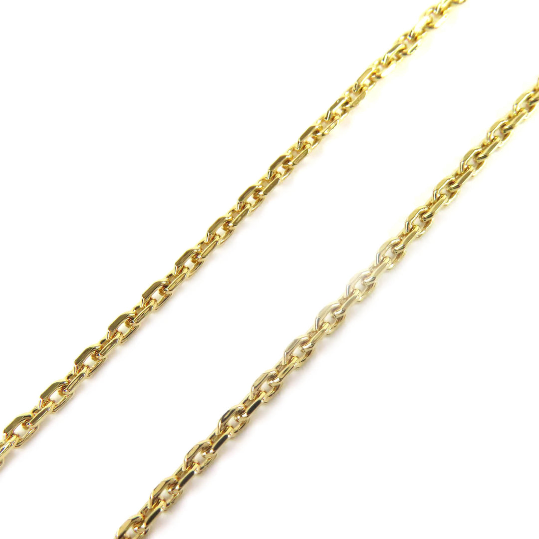 Dior plaqué et Strass CD Logo Heart Pendant Collier Doré – vue 5 – GABY PARIS
