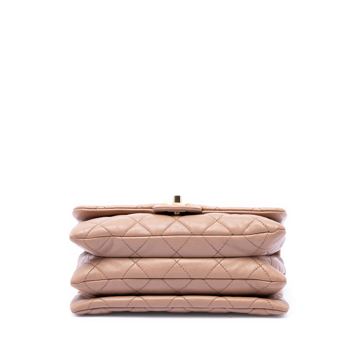 Chanel Small Matelassé Cuir d’agneau Pillow Crush à rabat