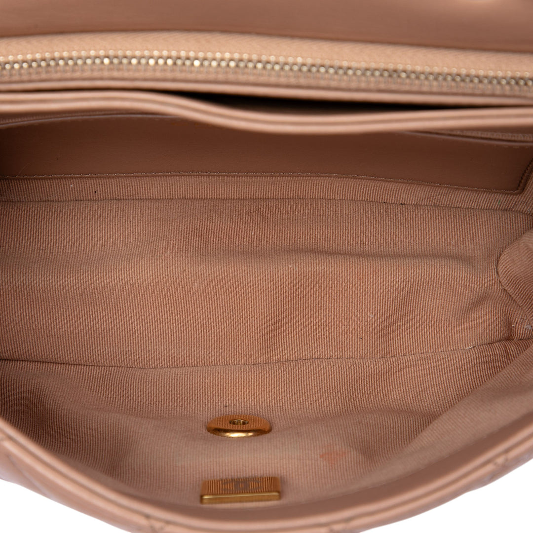 Chanel Small Matelassé Cuir d’agneau Pillow Crush à rabat