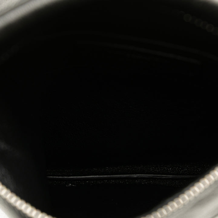 Saint Laurent Antiqued Sid Plat Sac Cuir d'agneau Noir – vue 4 – GABY PARIS