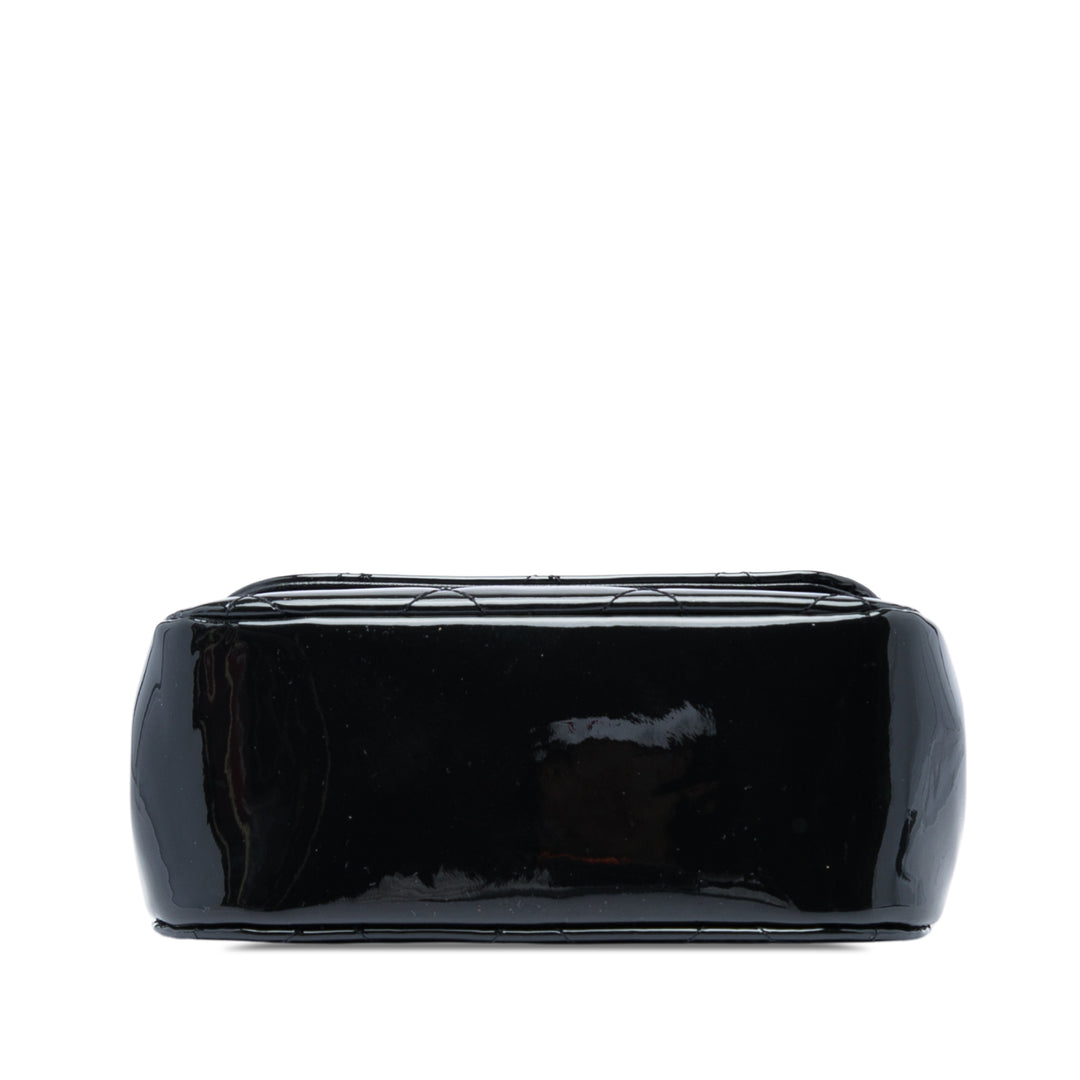 Chanel CC Matelassé Armature à rabat Pochette avec chaîne Noir – vue 3 – GABY PARIS