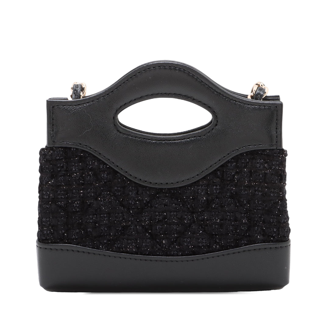 Chanel Nano Matelassé Tweed Kelly Shopper Sac