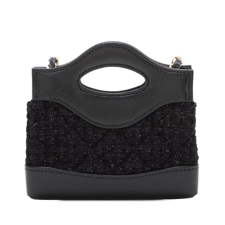 Chanel Nano Matelassé Tweed Kelly Shopper Sac