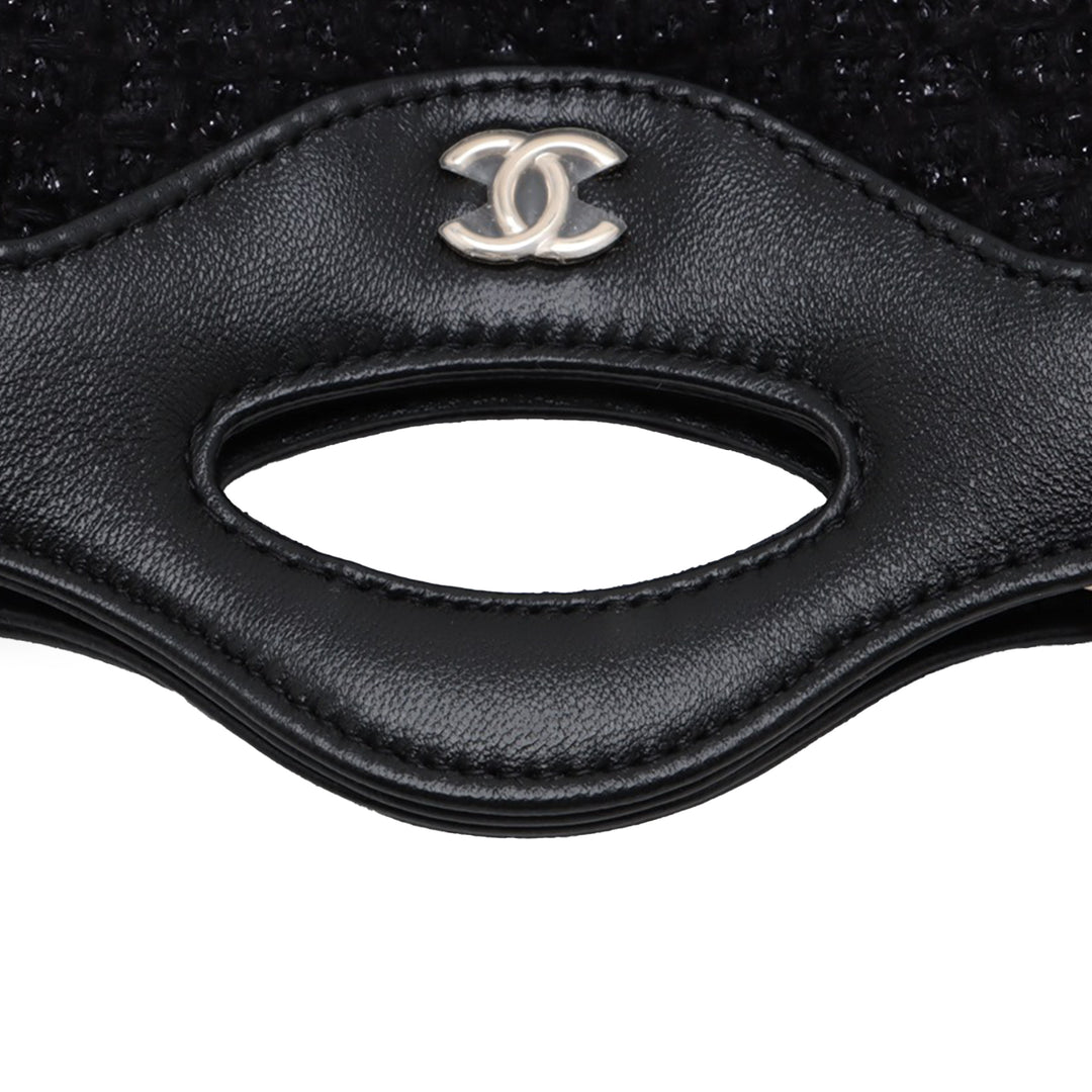 Chanel Nano Matelassé Tweed Kelly Shopper Sac