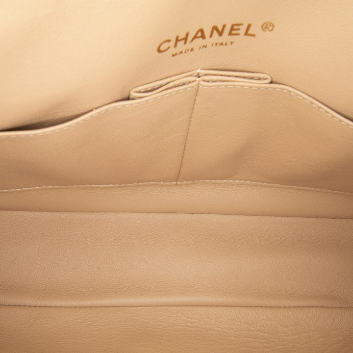 Chanel Medium Classic Jersey Coco Sailor Double rabat Rouge