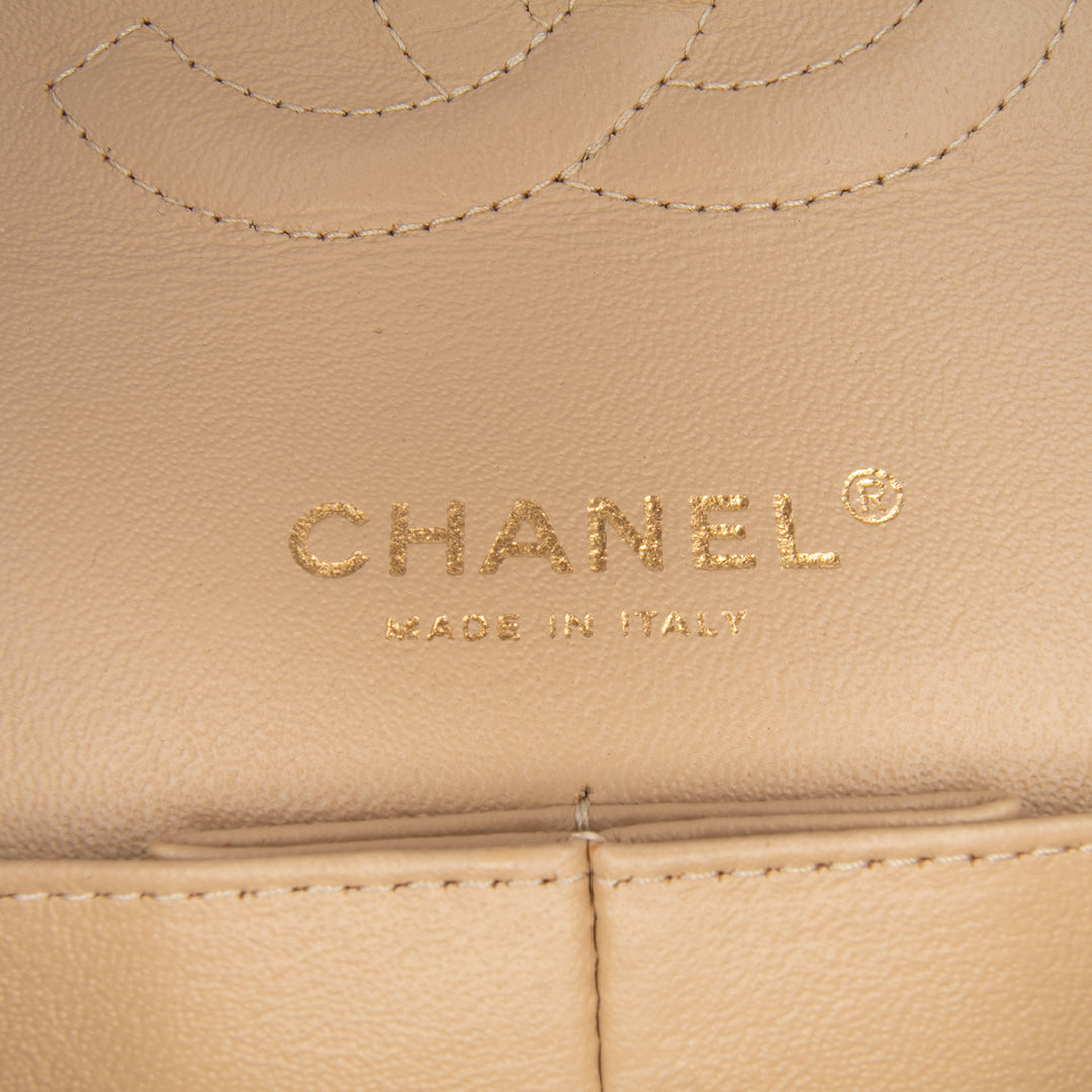 Chanel Medium Classic Jersey Coco Sailor Double rabat Rouge