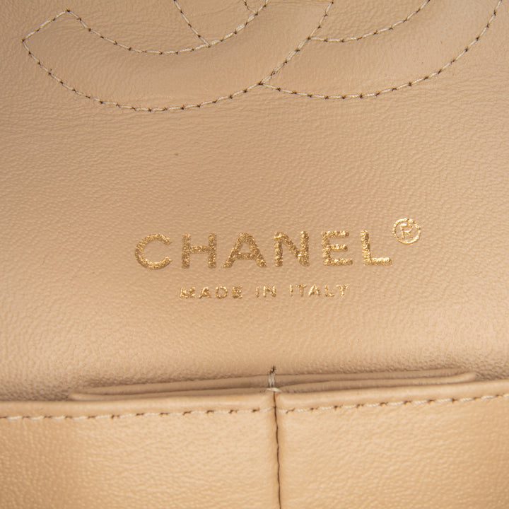 Chanel Medium Classic Jersey Coco Sailor Double rabat Rouge