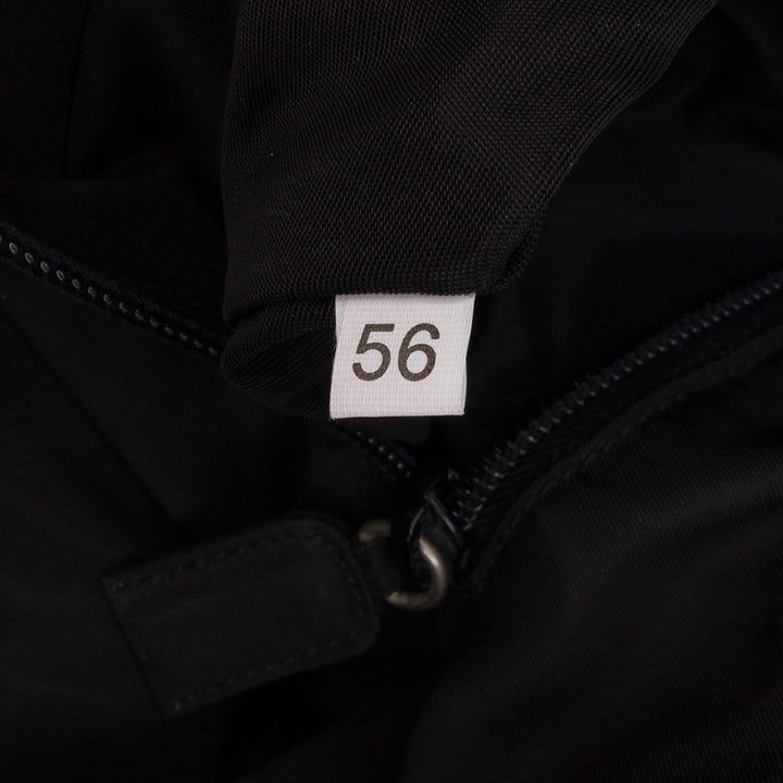 Prada Tessuto and Cuir Chain Cabas Noir