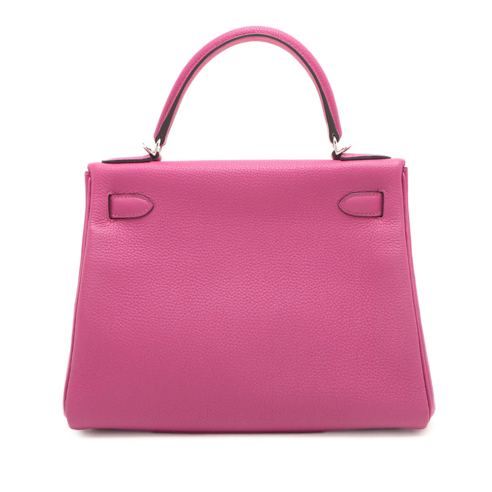 Hermès Togo Kelly II Retourne 28 Rose – GABY PARIS Authentique
