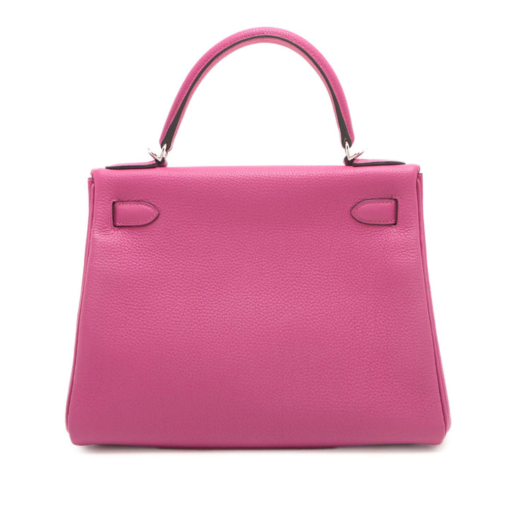 Hermès Togo Kelly II Retourne 28 Rose – GABY PARIS Authentique