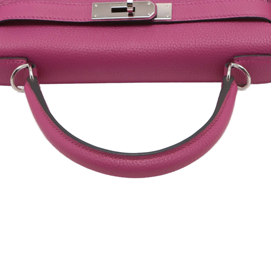 Hermès Togo Kelly II Retourne 28 Rose – GABY PARIS Authentique