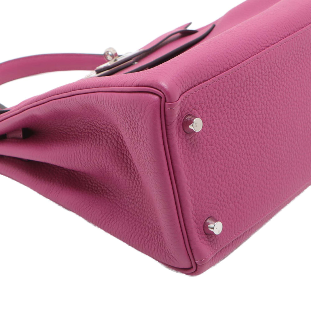 Hermès Togo Kelly II Retourne 28 Rose – GABY PARIS Authentique