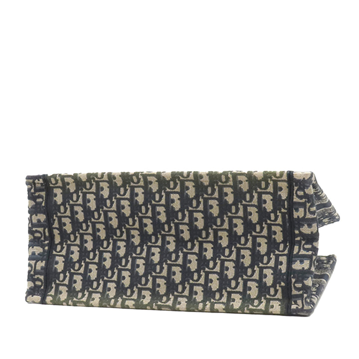 Dior Medium Oblique brodé Toile Book Cabas
