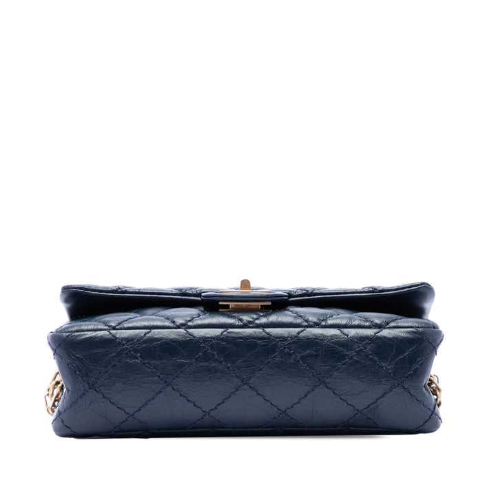 Chanel Matelassé vieilli Cuir de veau Reissue 2.55 Sac ceinture