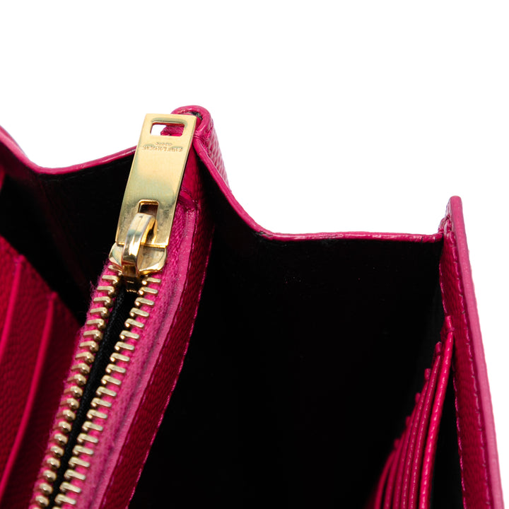 Saint Laurent Grain De Poudre Monogram Kate Wallet on Chain