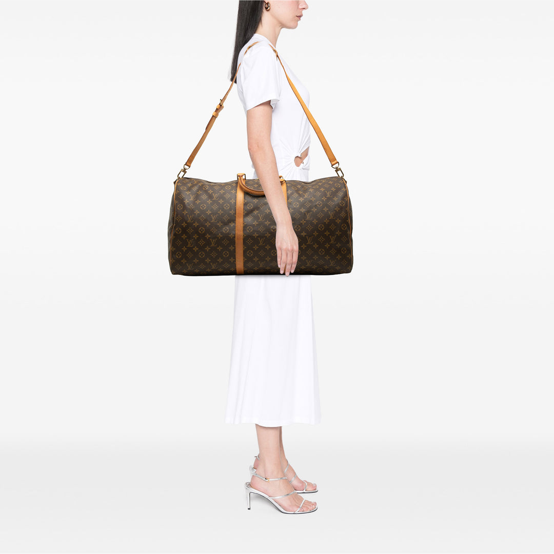 Keepall Bandouliere 60 Monogram Marron