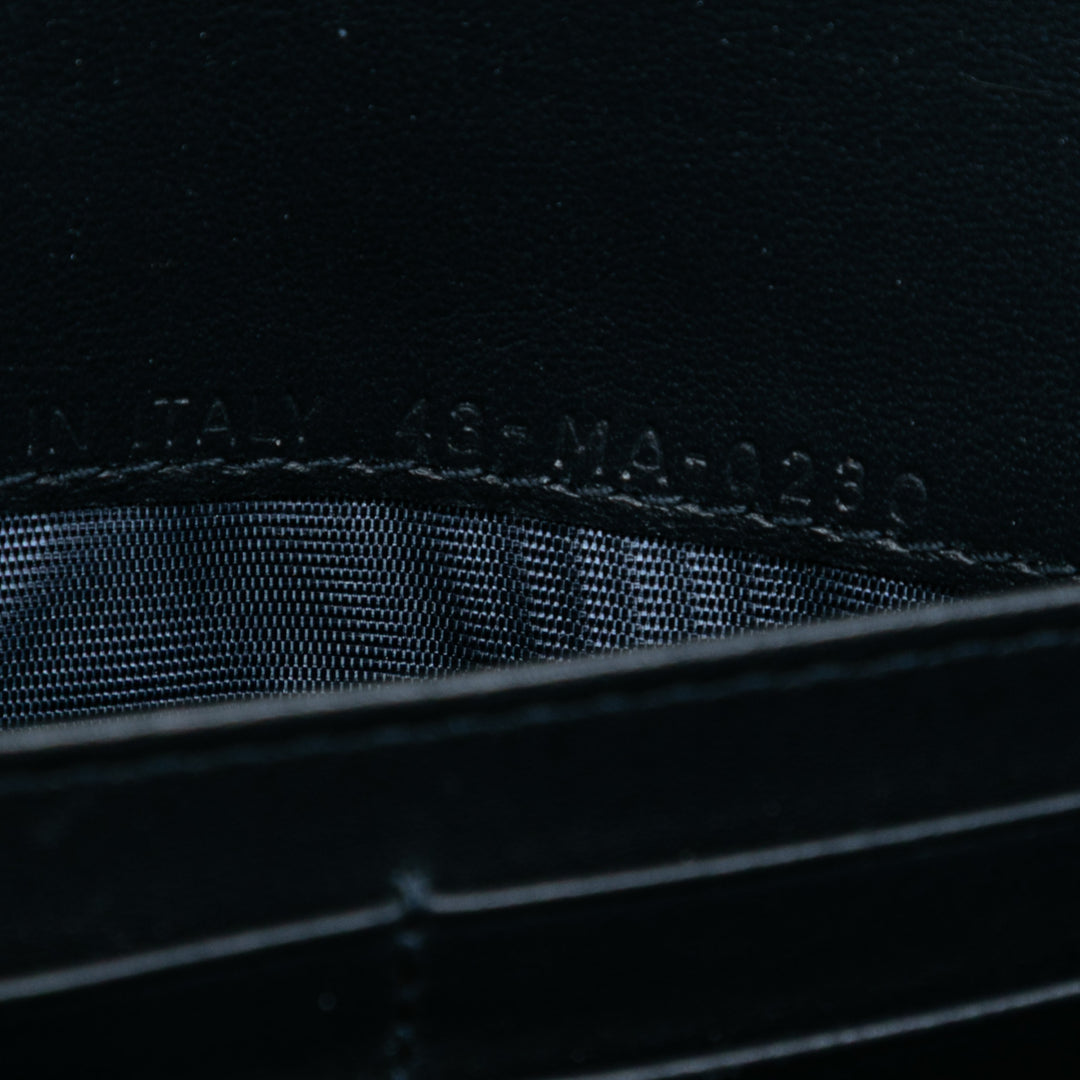 Dior Oblique Toile Saddle Wallet on Chain