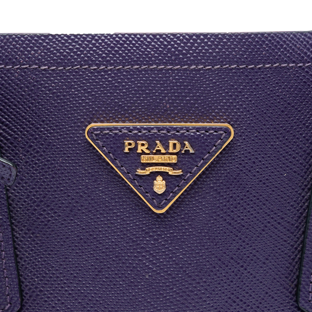 Prada Medium Saffiano Cuir Double Sac