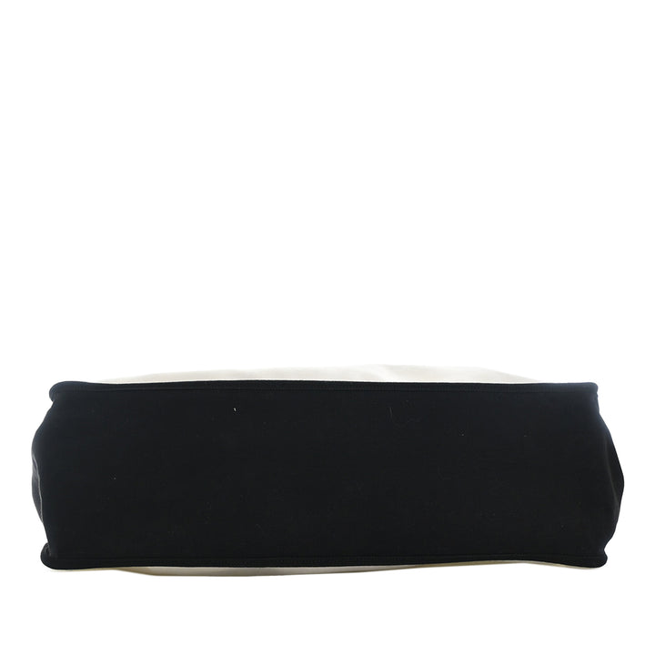 Chanel Bicolor Toile Ladies First Shopping Cabas
