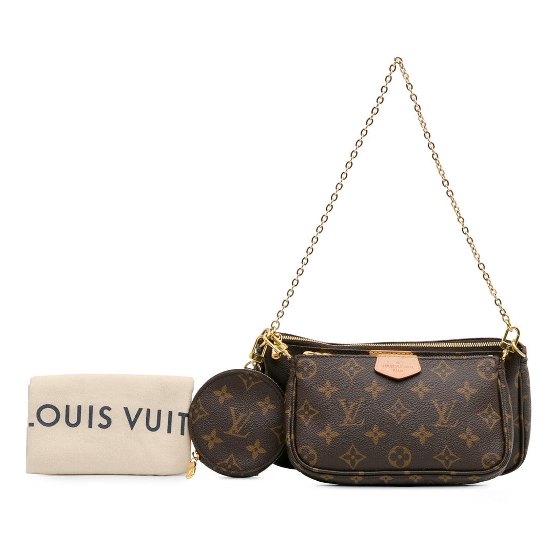 Monogram Multi Pochette Accessoires Brown - Gaby Paris