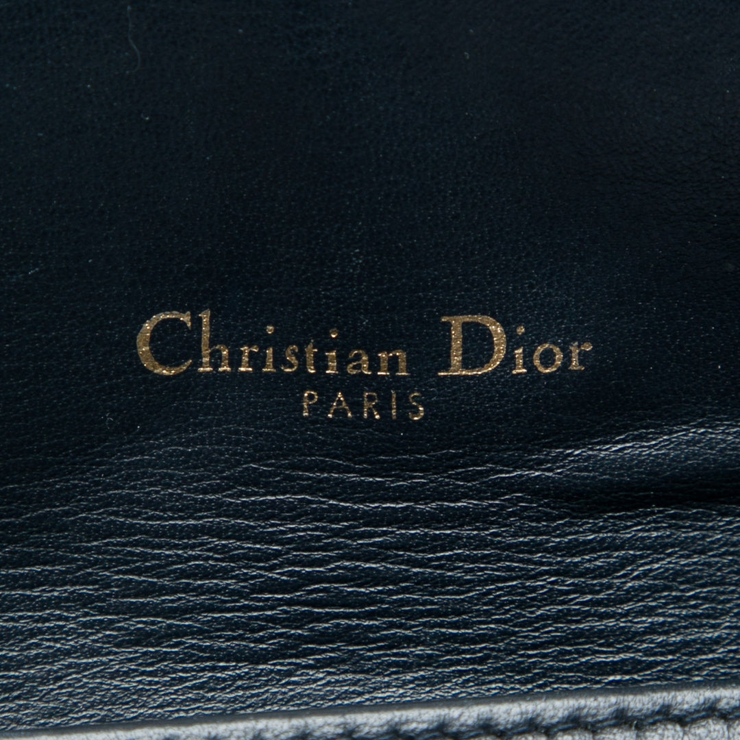 Saddle Wallet on Chain Oblique Bleu