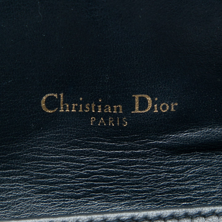 Saddle Wallet on Chain Oblique Bleu