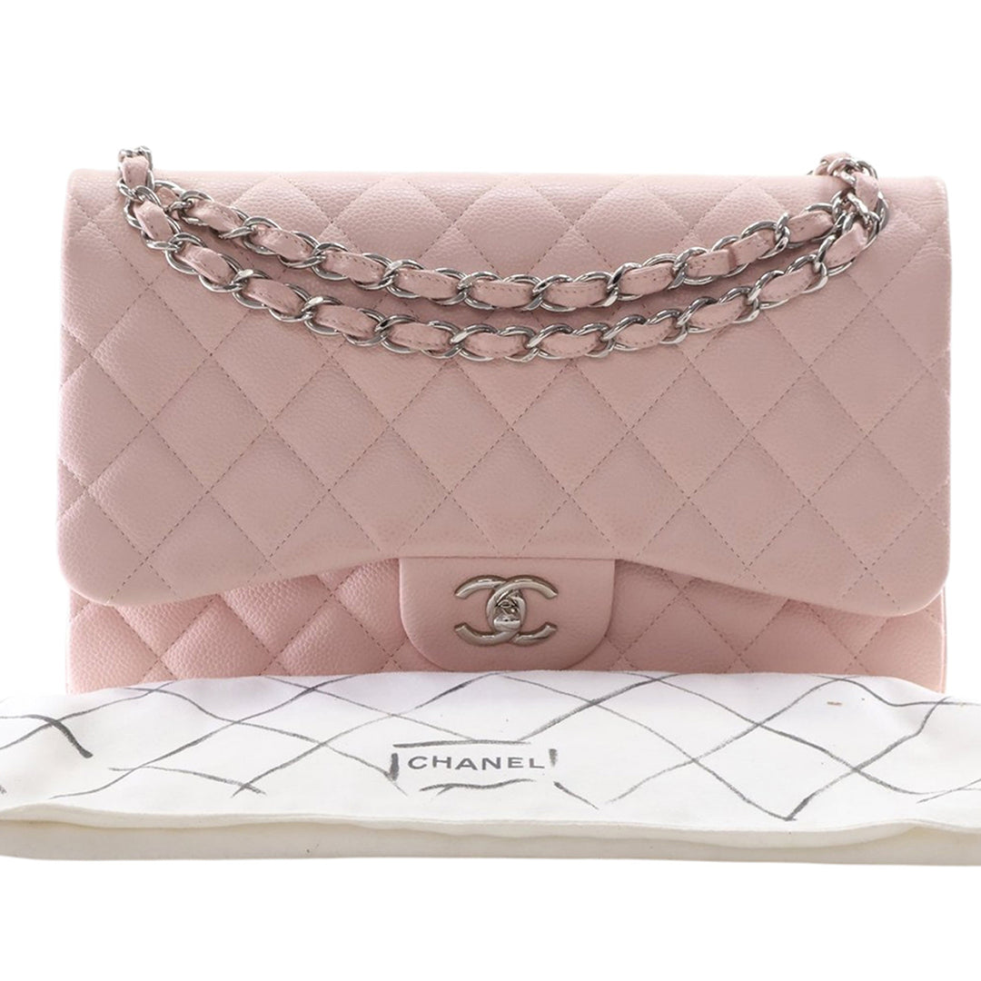 Chanel Jumbo Classic Caviar Double rabat