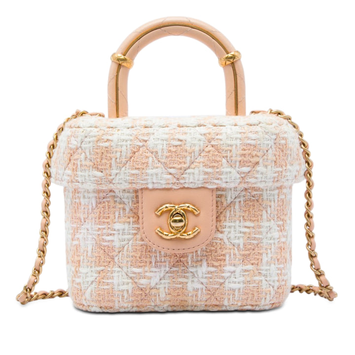 Crush sac à Mini Tweed Beige