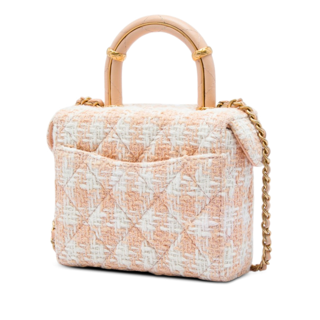 Crush sac à Mini Tweed Beige