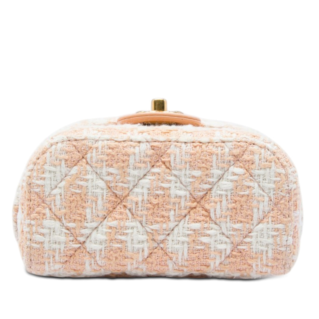 Crush sac à Mini Tweed Beige