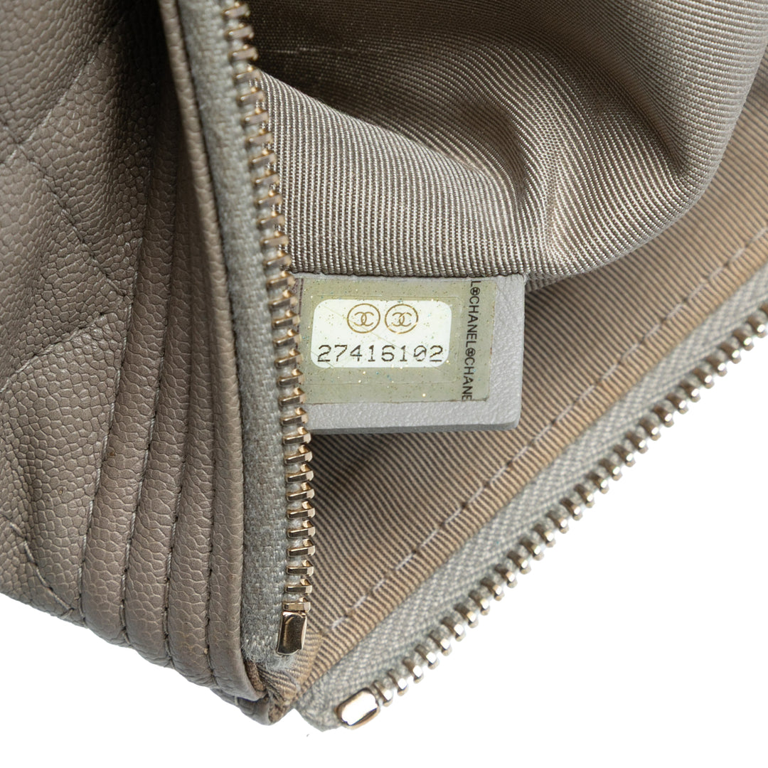 Chanel Medium Matelassé Caviar Boy O Étui Pochette – GABY PARIS Authentique