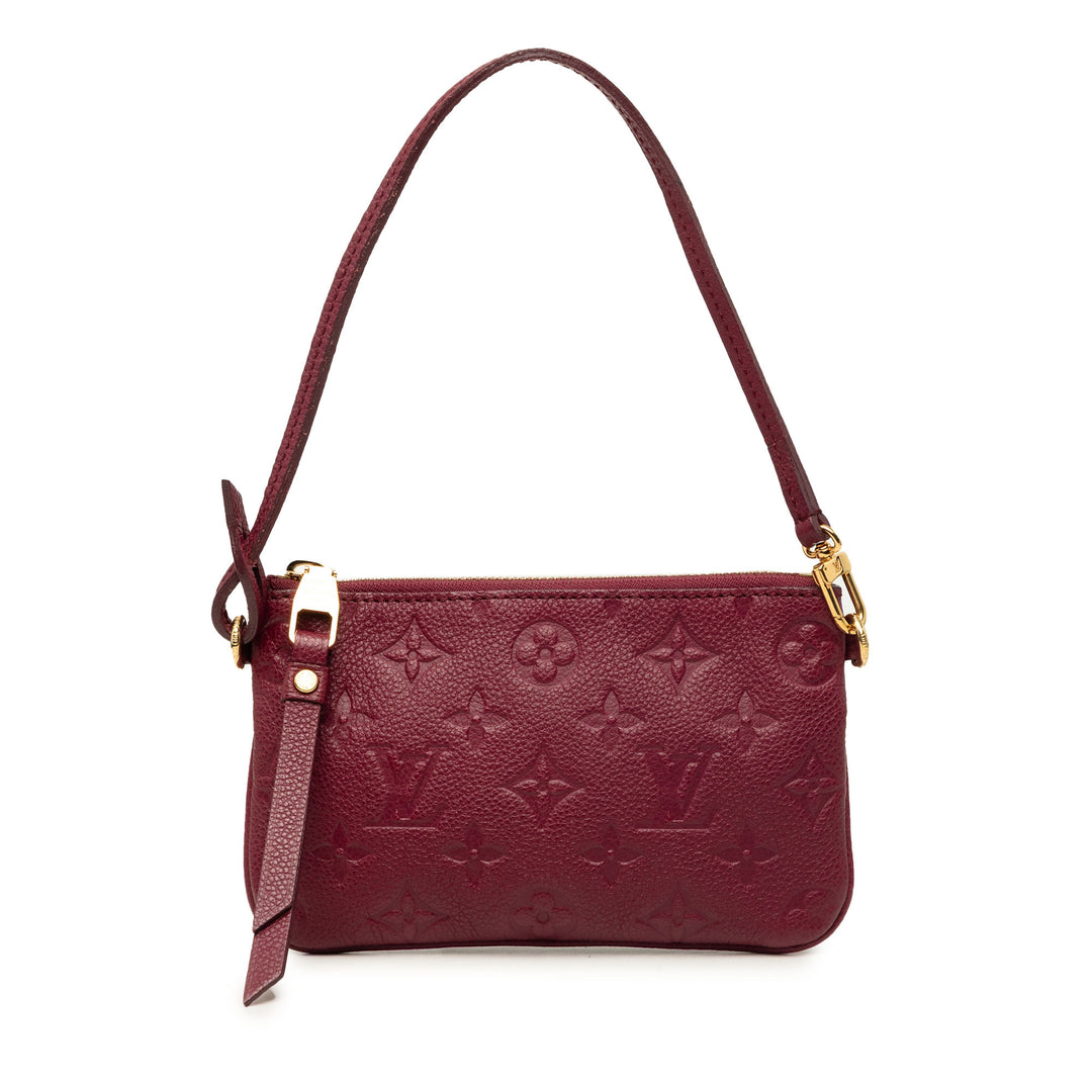 Louis Vuitton Citadine Pochette Monogram Empreinte Rouge – vue principale – GABY PARIS