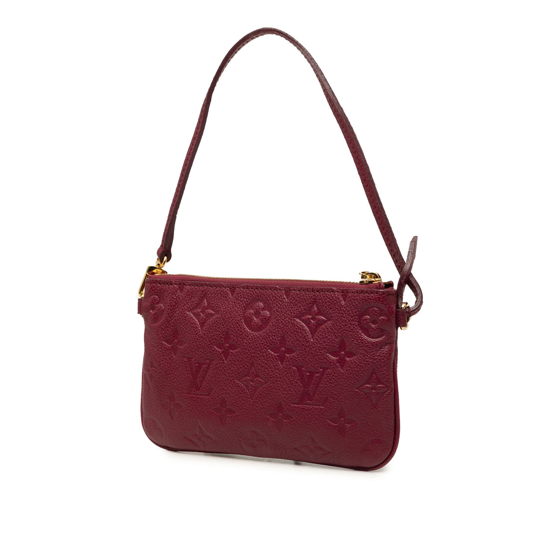 Louis Vuitton Citadine Pochette Monogram Empreinte Rouge – vue 2 – GABY PARIS
