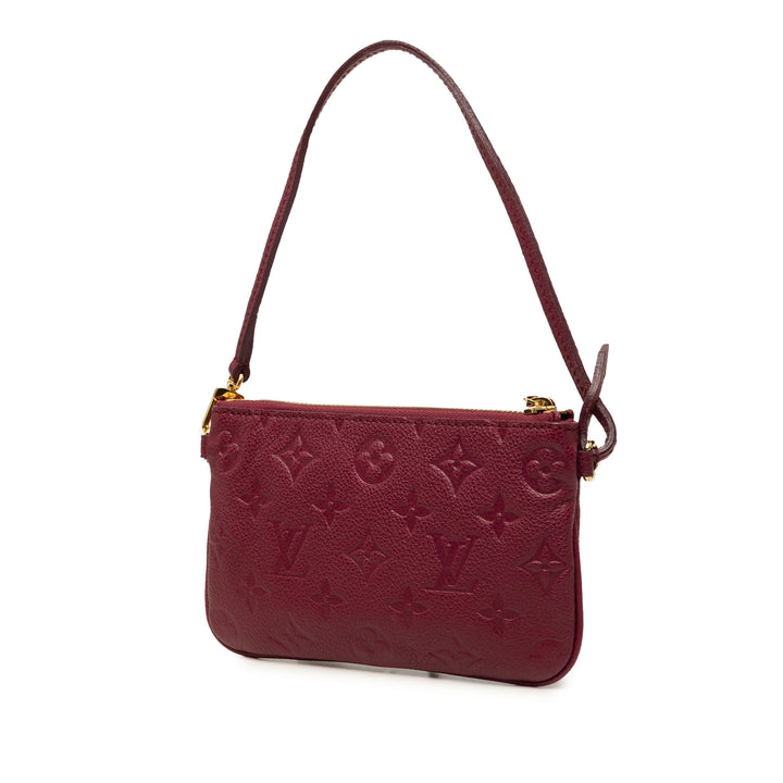 Louis Vuitton Citadine Pochette Monogram Empreinte Rouge – vue 2 – GABY PARIS