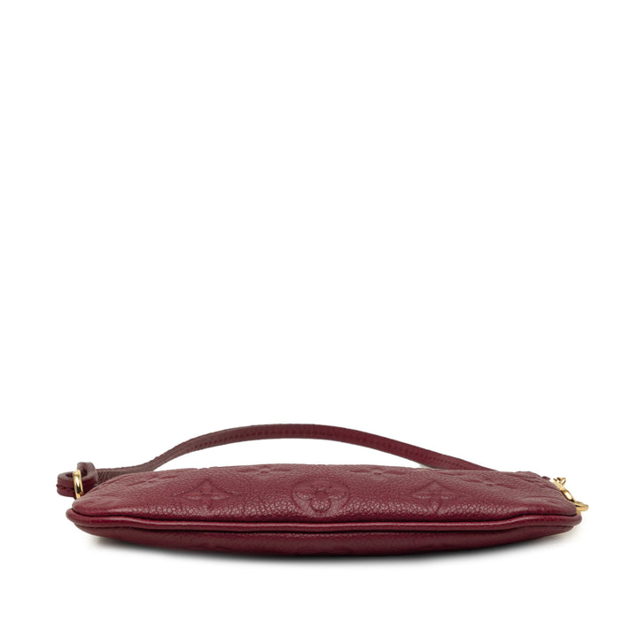 Louis Vuitton Citadine Pochette Monogram Empreinte Rouge – vue 3 – GABY PARIS