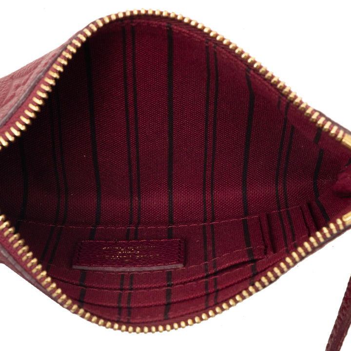 Louis Vuitton Citadine Pochette Monogram Empreinte Rouge – vue 4 – GABY PARIS