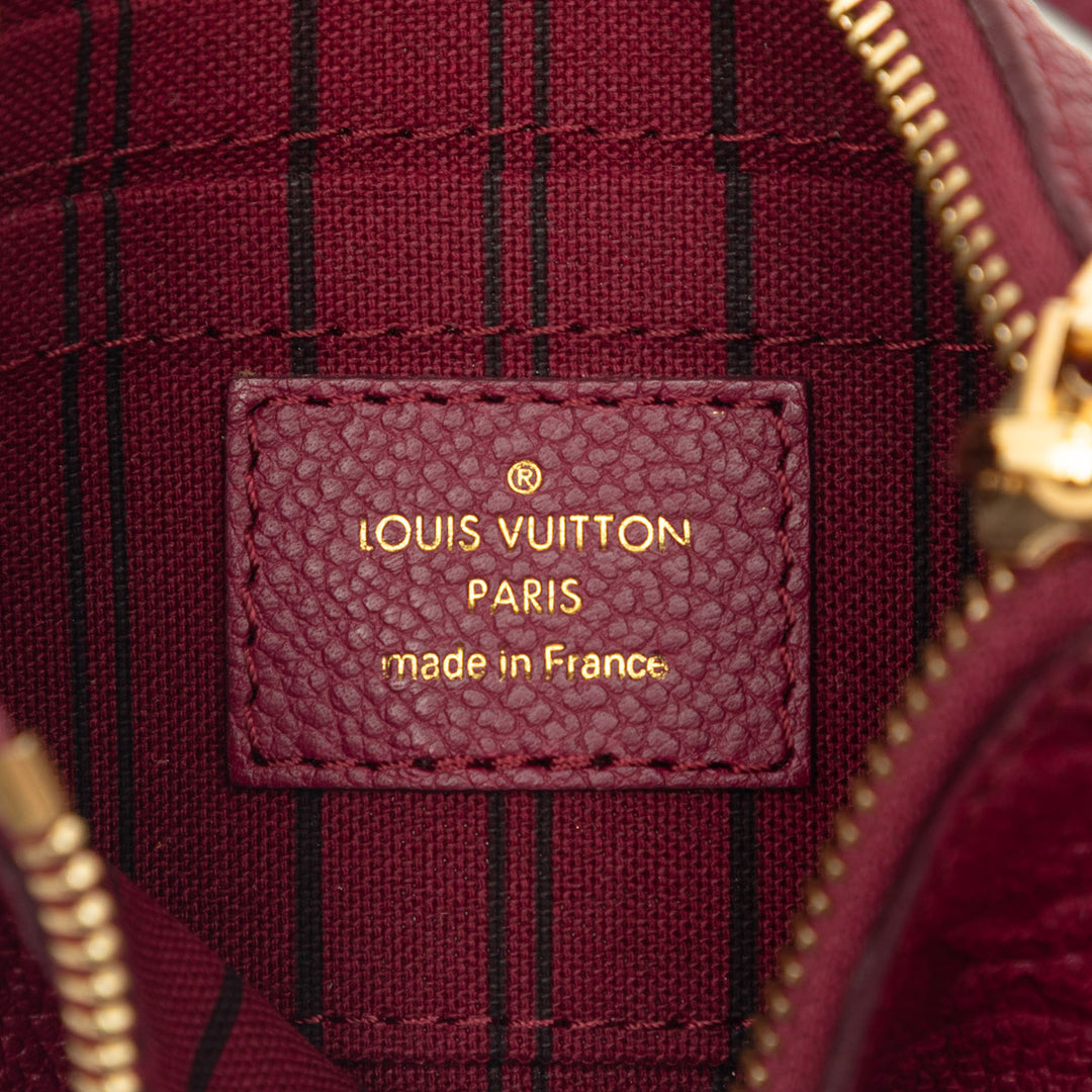 Louis Vuitton Citadine Pochette Monogram Empreinte Rouge – vue 5 – GABY PARIS