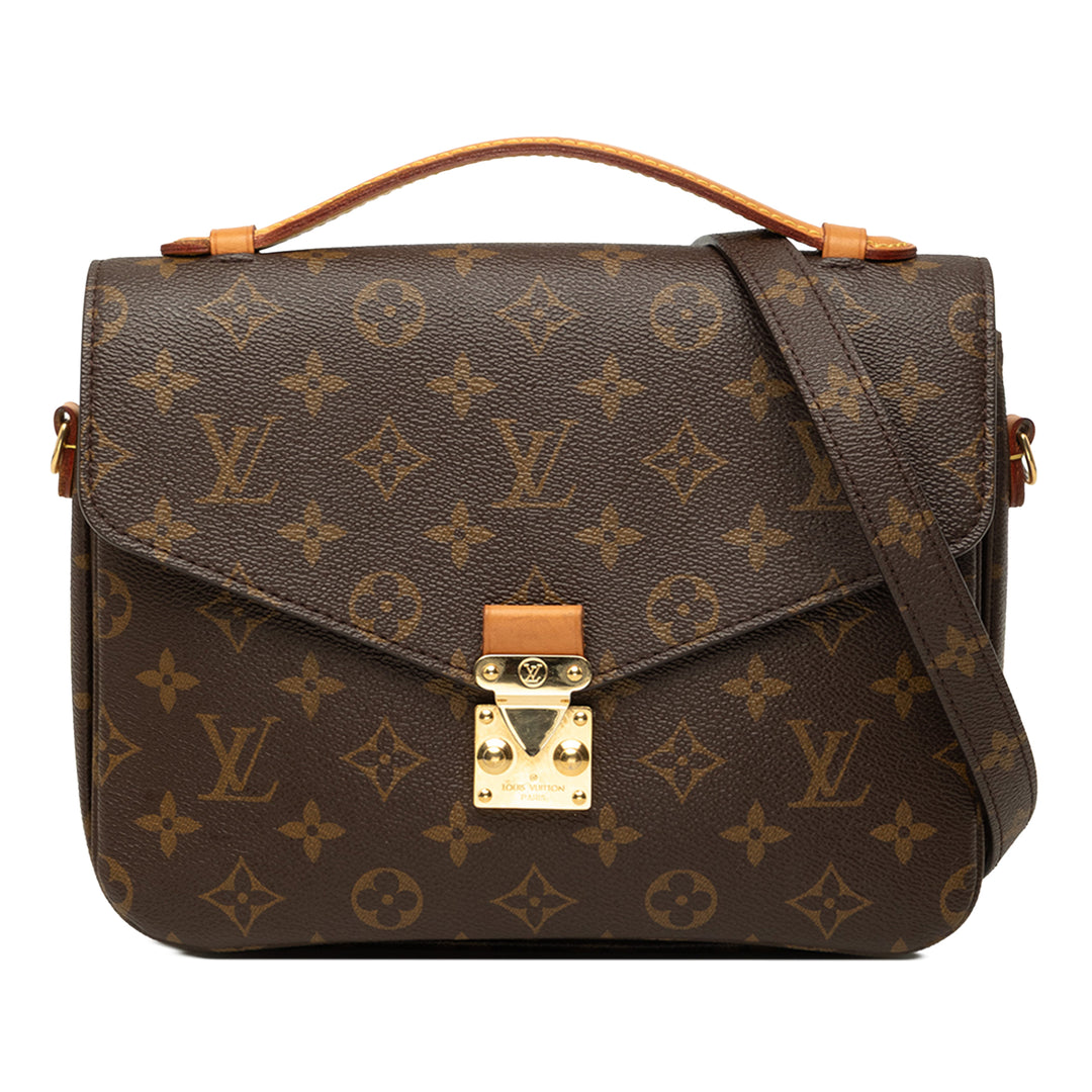 Louis Vuitton Pochette Métis Monogram Marron – vue principale – GABY PARIS