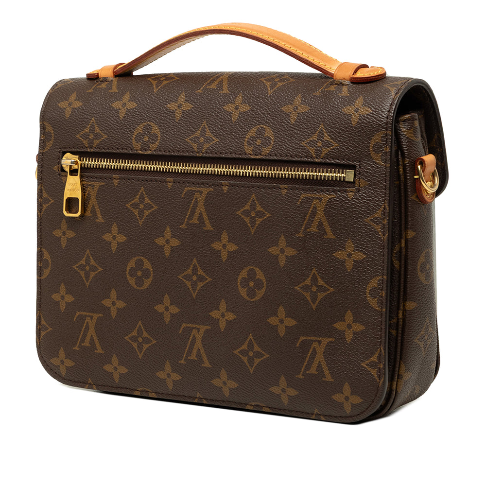 Louis Vuitton Pochette Métis Monogram Marron – vue 2 – GABY PARIS
