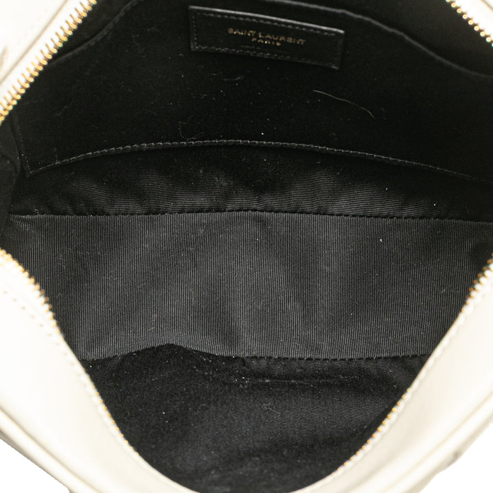 Saint Laurent Matelassé Cuir Monogram Lou Sac caméra