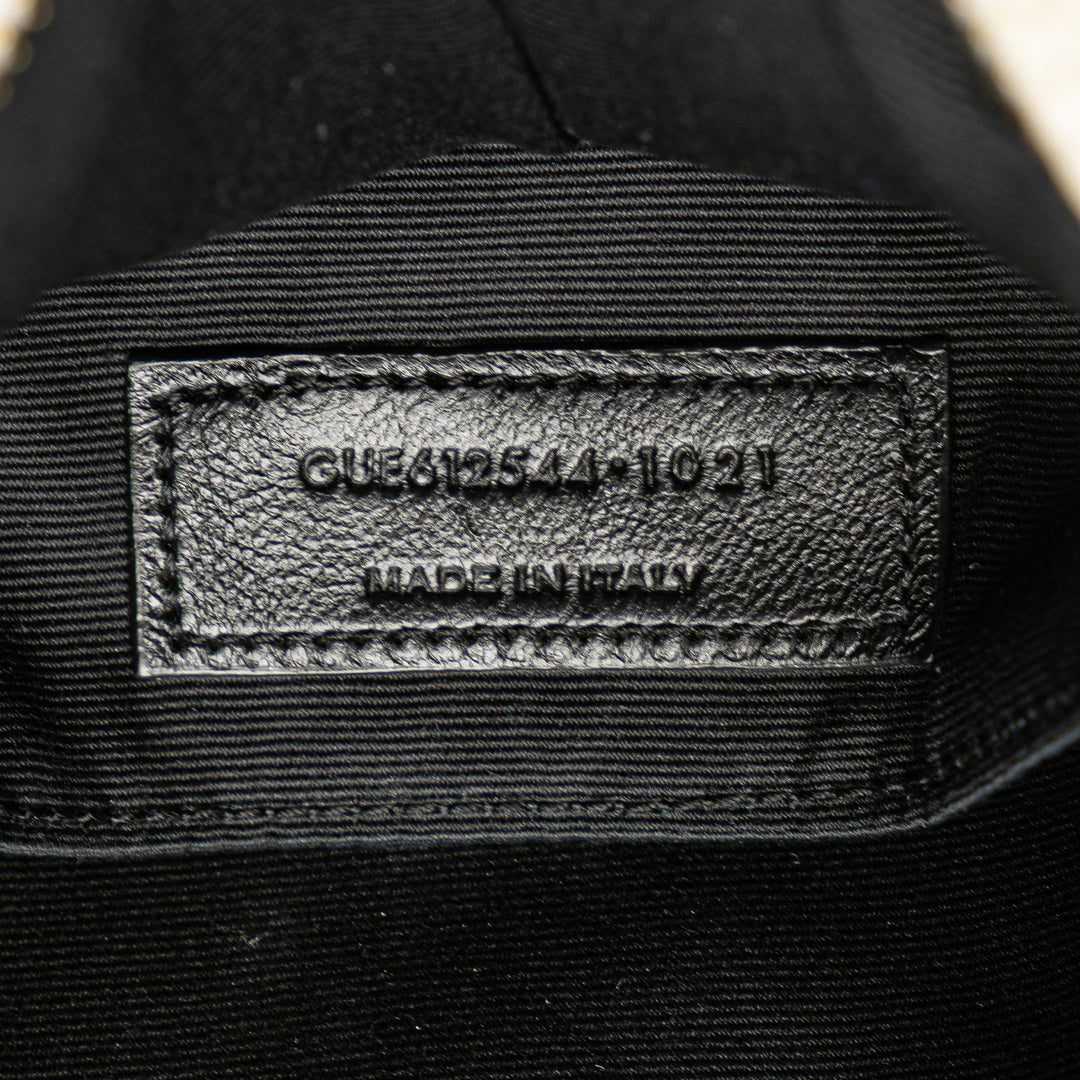 Saint Laurent Matelassé Cuir Monogram Lou Sac caméra