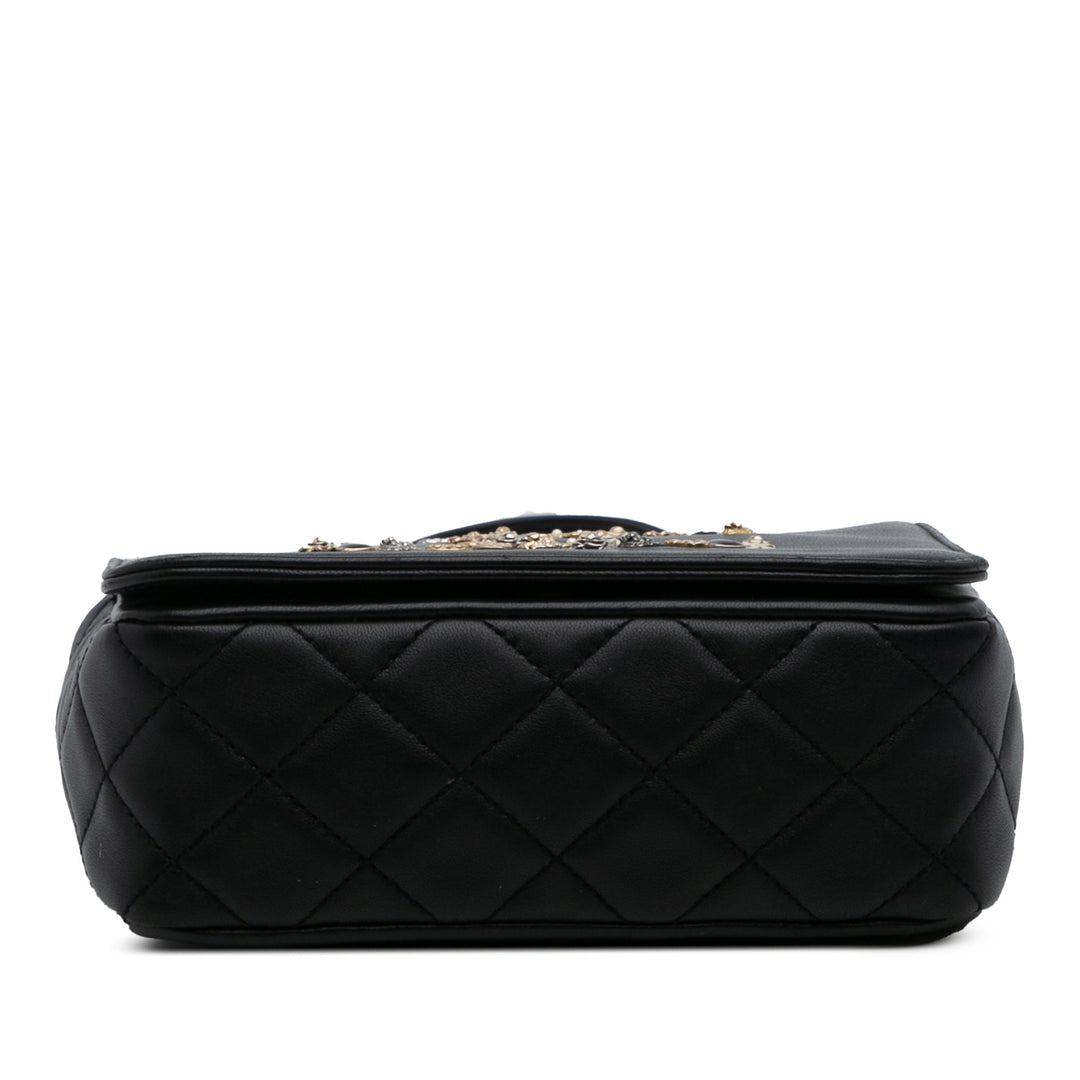 Chanel Cuir d’agneau Lucky Charms Flap Crossbody Noir – GABY PARIS Authentique