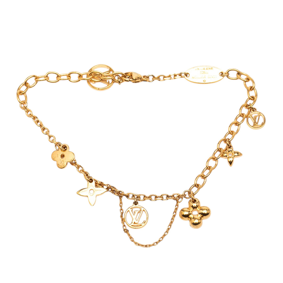 Louis Vuitton plaqué Monogram Blooming Supple Bracelet